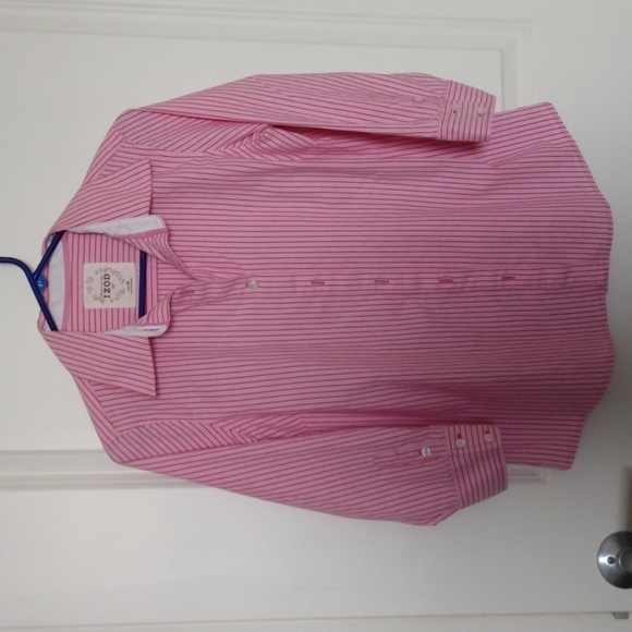 Izod M women's button down, cotton fitted shirt.  EUC - Picture 1 of 4